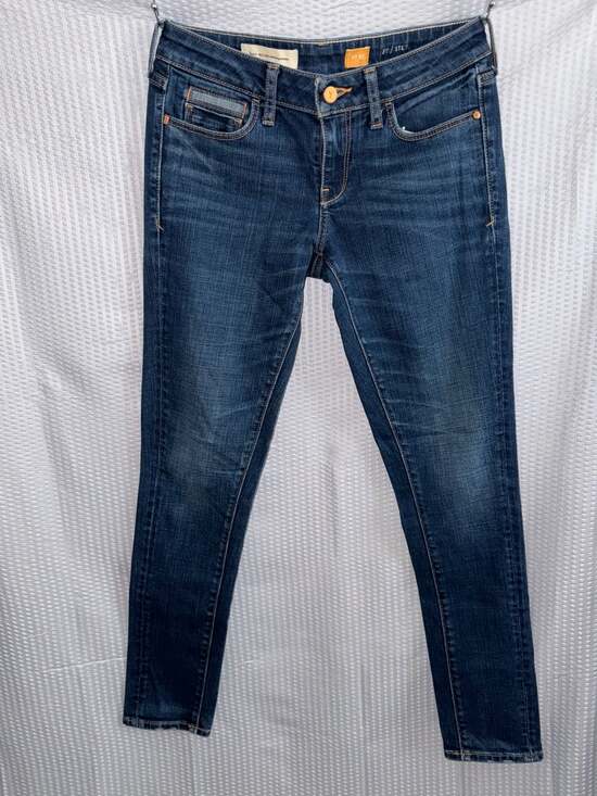 Pilcro & The Letterpress Denim - Anthropologie Pilcro & The Letterpress STET Dark Wash Skinny Jeans Size 25